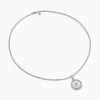 712594AF-3E02-8B4C-12B6-07A44E5FDDD2.jpg Initial Charm Necklace Sterling Silver with Diamond F