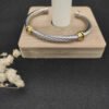 714178F0-A18E-08EF-F4F5-90FD00B451EB.jpg David Yurman 5mm 18k Gold and Sterling Silver Diamond Station Cable Bracelet