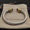 71C0DD10-A086-4584-6B6C-3977DCF51440.jpg Classic Cablespira® Bracelet Sterling Silver with 14K Yellow Gold,Rhodolite Garne and Diamonds, 7mm