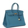 Birkin 30 Blue Jean Togo Gold Hardware