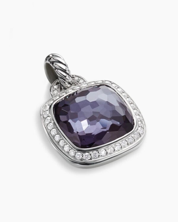 72A2D4D4-348E-EDD0-8335-EDAB5F914F2B.jpg Albion Pendant Sterling Silver with Black Orchid and Diamonds, 14mm