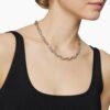 DY Madison&reg; Chain Necklace Sterling Silver with 18K Rose Gold, 8.5mm