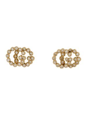 72F76D4C-548C-8CDE-B495-D1AAD810390E.jpg 18K Running G Diamond Stud Earrings