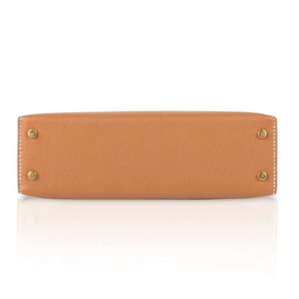 72FC487C-E100-B5A4-5D8F-B5BA1E7E587F.jpg Mini Kelly 20 Bag Sellier Gold Epsom with Gold Hardware