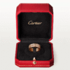 LOVE RING, DIAMOND-PAVED