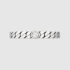 Wide Interlocking G bracelet