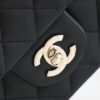 Chanel Mini Flapbag With Top Handle Black For Women 7.8in/20cm