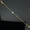 Color Blossom BB Star Bracelet, Yellow Gold, Amazonite and Diamond - White gold