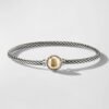Chatelaine Bracelet with 18K Gold - 17cm