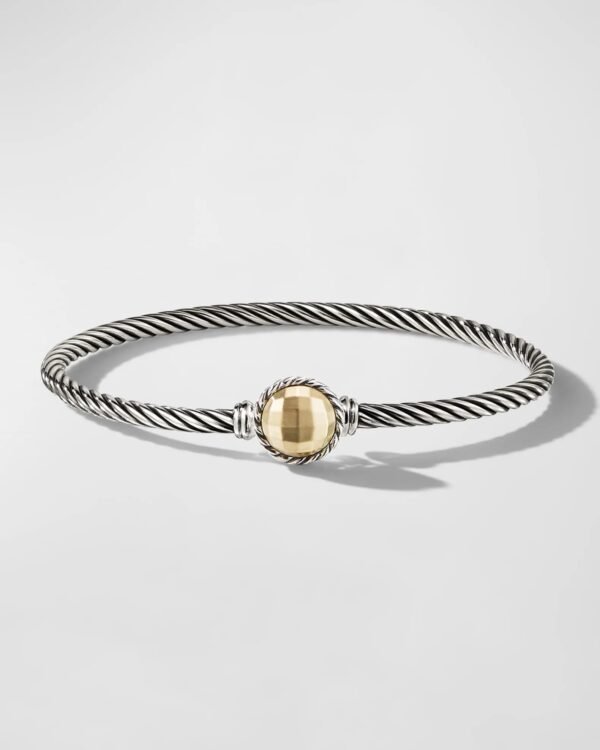 Chatelaine Bracelet with 18K Gold - 17cm