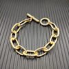 David Yurman  DY Madison Pav&eacute; Toggle Chain Bracelet in 18K Yellow Gold