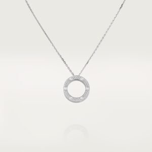 LOVE NECKLACE, DIAMOND-PAVED