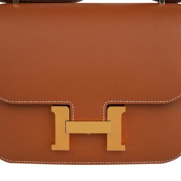 77C60642-DF2B-2024-3F39-B3E40E597033.jpg Constance 18 Mini Bag Gold w/ Gold Hardware Epsom Leather