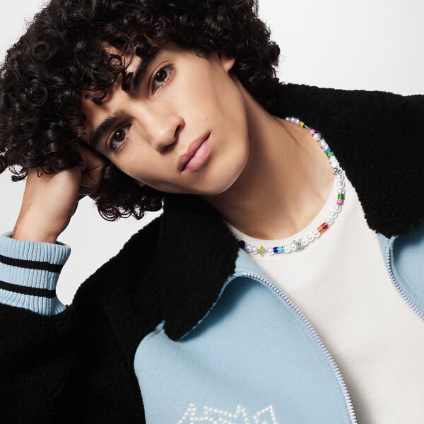 Monogram Pearls Party Necklace