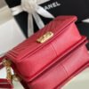 Chanel Medium Boy Handbag Red For Women 9.8in/25cm A67086