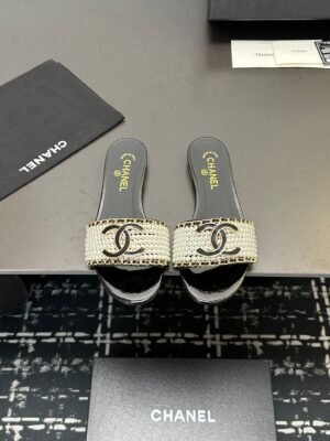 Chanel Women's Logo 25ss CC Sandal