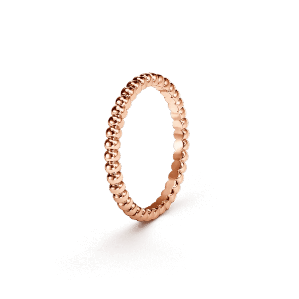 Perlee pearls of gold ring, small model