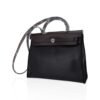 Herbag Zip 31 Bag Retourne Black Berline & Rouge Sellier Leather with Palladium Hardware