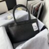 Chanel Vintage CC Open Tote Caviar East West Black For Women, Women&rsquo;s Bags 14.5in/36.9cm