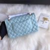 Chanel 1112 Tiffany Blue Medium Size 2.55 Lambskin Leather Flap Bag
