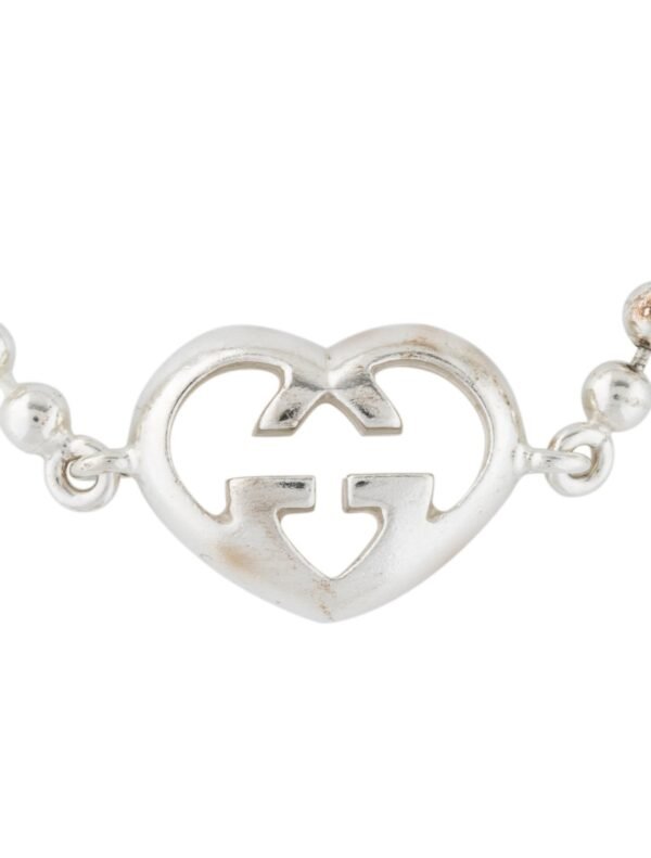 Interlocking G Heart Bracelet