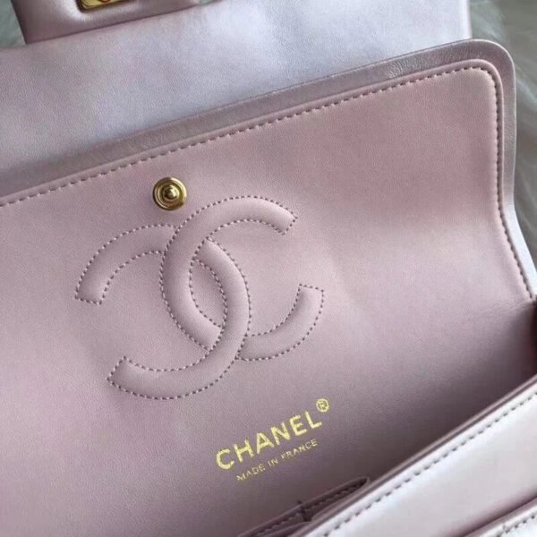 803AF07A-69D4-83A7-FB65-AF0871906965.jpg Chanel 1112 Pink Gold Medium Size 2.55 Lambskin Leather Flap Bag