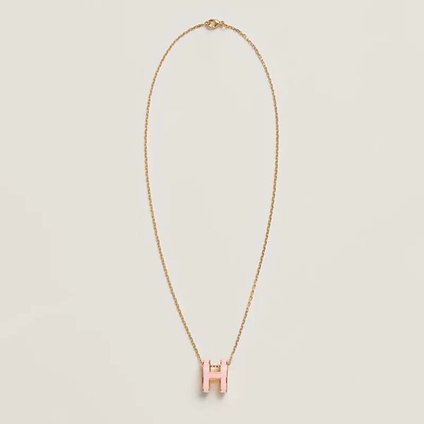 Pop H pendant - Rose Drag??e