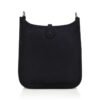 Mini Evelyne TPM Bag Black Clemence Leather with Palladium Hardware