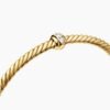 Classic Cablespira&reg; Station Bracelet 18K Yellow Gold with Diamonds, 3mm