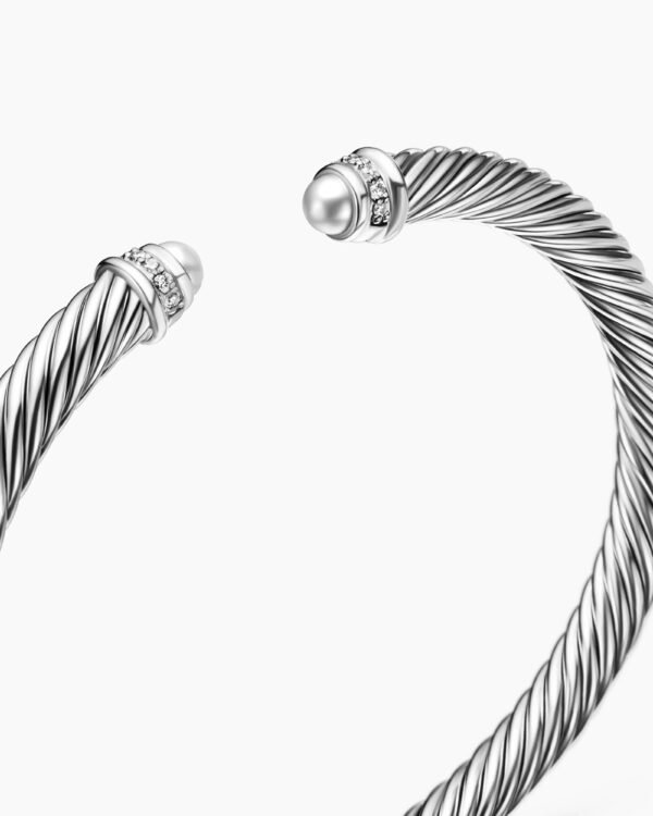 82996AD7-EC77-B0B1-2F77-2EC78B1D0BE2.jpg Classic Cable Bracelet Sterling Silver with Diamonds, 5mm