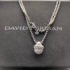 839D2A90-B2B3-45BF-6FC9-D1CDB697D52B.jpg David Yurman Acorn Pendant Necklace Sterling Silver Diamond