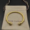 4mm Cable Classic Bracelet with Gold