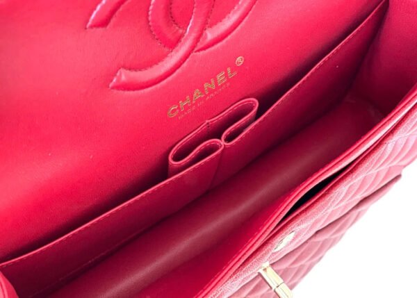 Chanel Classic Handbag 26cm Red For Women A01112