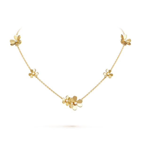 Frivole necklace, 9 flowers