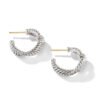 85C03BBA-51C7-F3EC-FF38-C8E2AF80D106.jpg Cable Loop Hoop earrings in Sterling Silver with Pavé Diamonds
