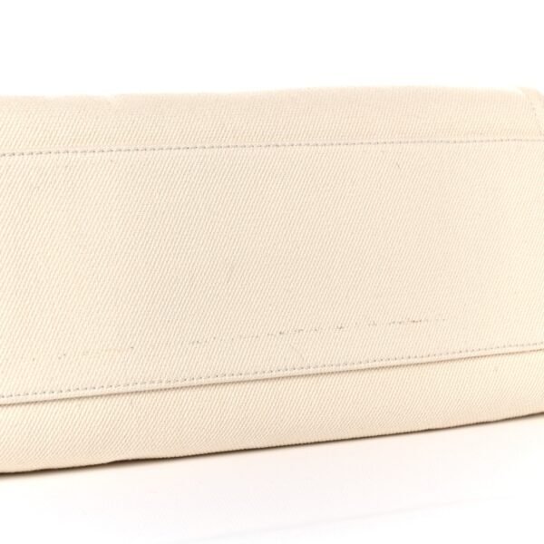 Canvas Pearl Large Deauville Tote Ecru Beige