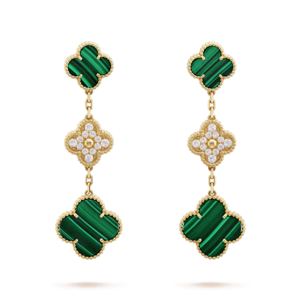 Magic Alhambra earrings, 3 motifs