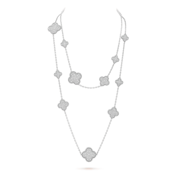 Magic Alhambra long necklace, 16 motifs
