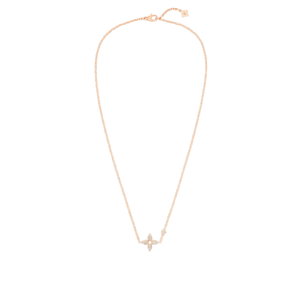 Idylle Blossom Pendant, Pink Gold And Diamonds