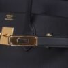 Limited Edition Birkin 35 Bag Plomb (Off Black) Togo Leather with Gold Hardware