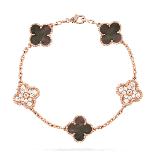 Vintage Alhambra bracelet, 5 motifs