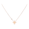 Color Blossom BB Star Pendant, Pink Gold, Cornelian And Diamond