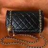 8A439ECD-4ECB-0071-D4EE-6D6E7042D91F.jpg Chanel Mini Flap Bag Black For Women, Women’s Bags 7.9in/20cm