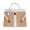Kelly 35 Picnic Bag White Swift Leather / Osier (Wicker) Limited Edition