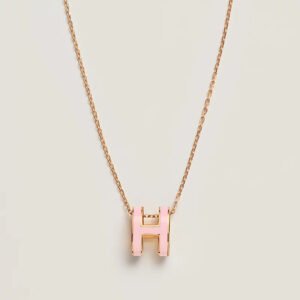 Pop H pendant - Rose Drag??e