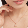 Bulgari Double Faceted Gemstone Necklace