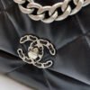 Chanel Classic Flap Bag Black For Women 10.2in/26cm