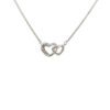 8C8605F8-FC8E-C973-B41D-9751AEF82942.jpg Cable Collectibles® Interlocking Heart Necklace Sterling Silver, 16.4mm