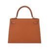 Kelly 28 Sellier Bag Gold Epsom Leather with Gold Hardware