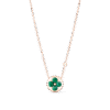 8D2CD54C-BB61-E4C2-5692-88B83385F070.png Color Blossom BB Sun Pendant, Pink gold, Malachite and diamond